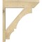 Ekena Millwork Balboa Slat Rough Sawn Outlooker, Douglas Fir, 8"W x 30"D x 34"H OUT08X30X34BOA06RDF - alternate 2
